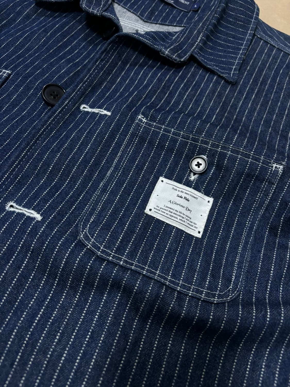 워크웨어 데님셔츠 상품이미지3