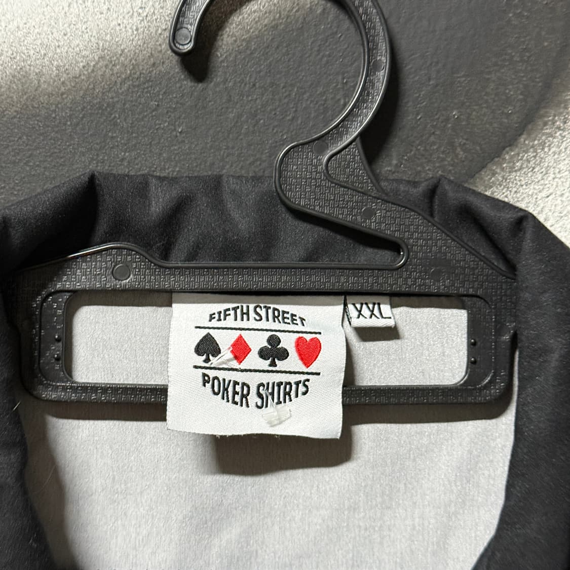 VTG 빈티지 빅사이즈 플레임 스페이드 프린팅 폴리 반팔 셔츠 상품이미지5