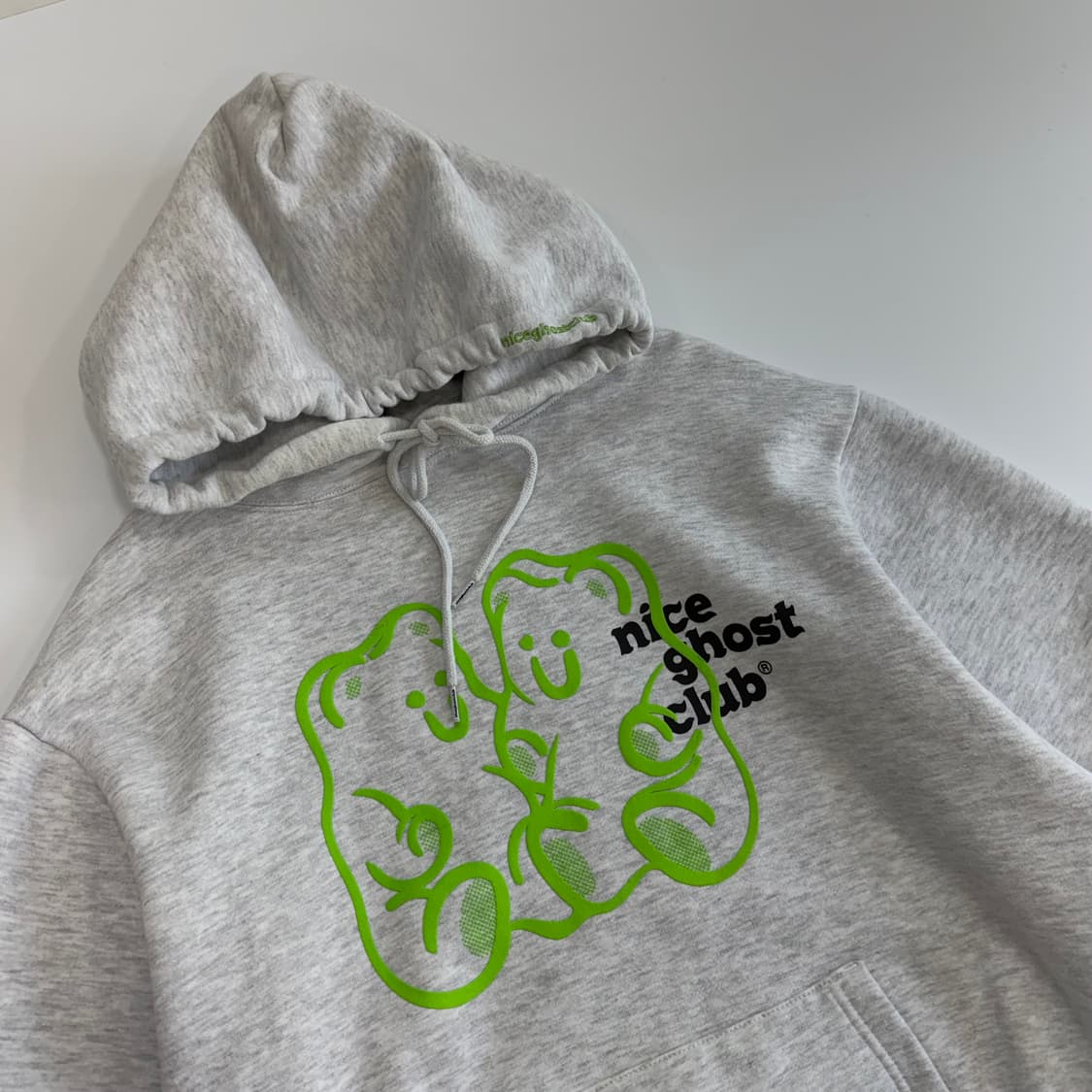 Nice ghost club 나이스고스트클럽 멜란지 후드티  상품이미지4