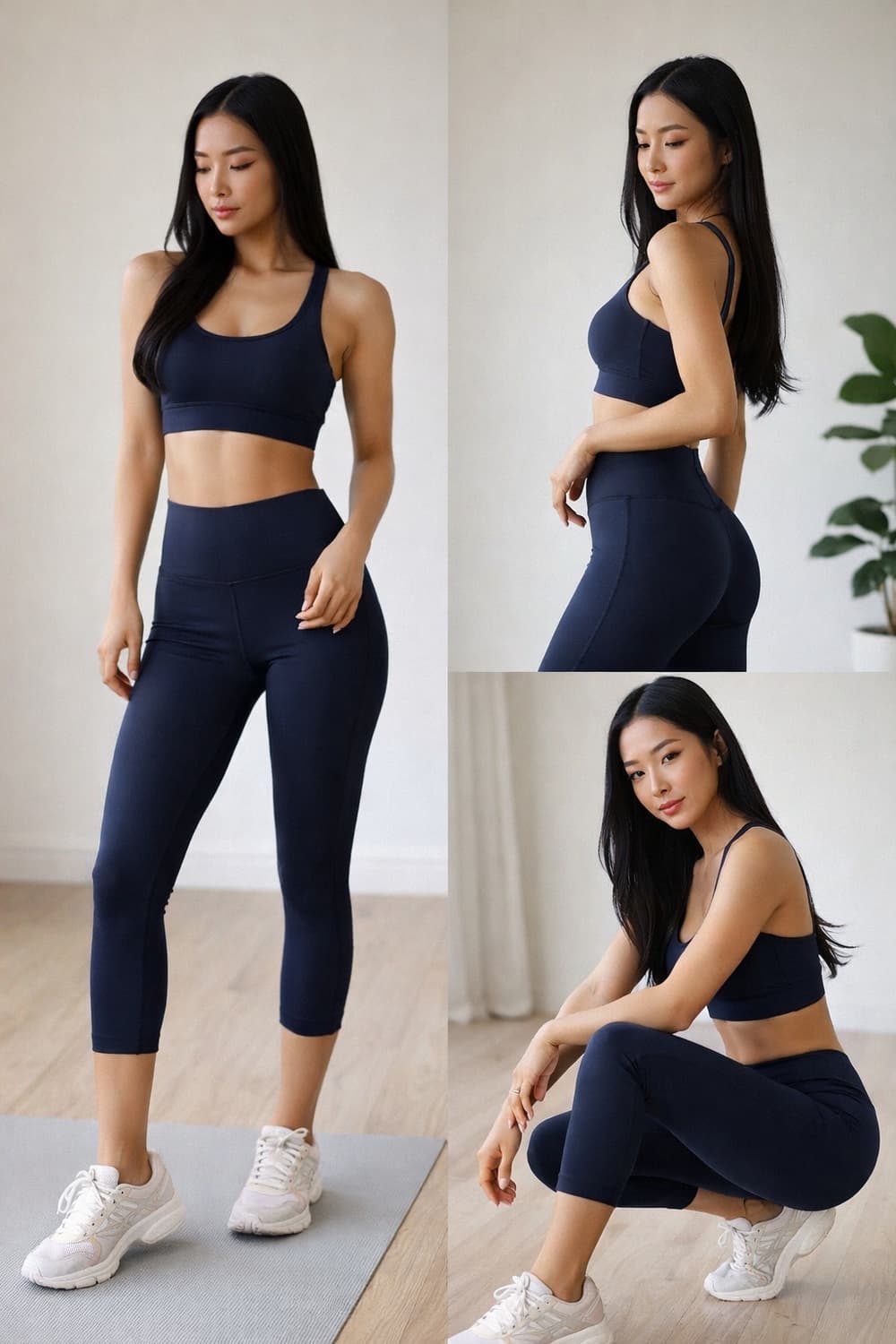 콘치웨어(CONCHWEAR) 필라테스 요가 레깅스 S 9부/7부거의새상품 상품이미지2