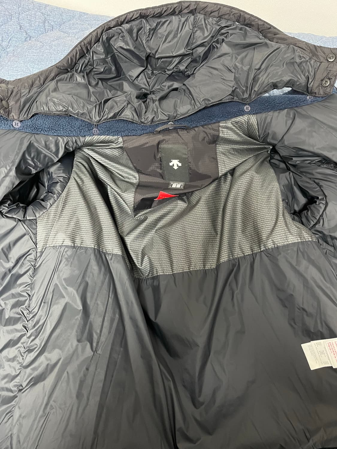 데상트 스키크로스 슈퍼플리스 네이비 105사이즈 상품이미지4