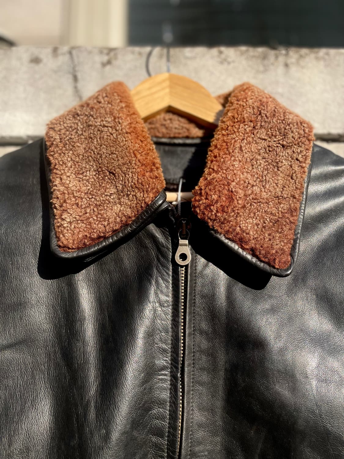 Made in Italy vintage lambskin leather j 상품이미지3