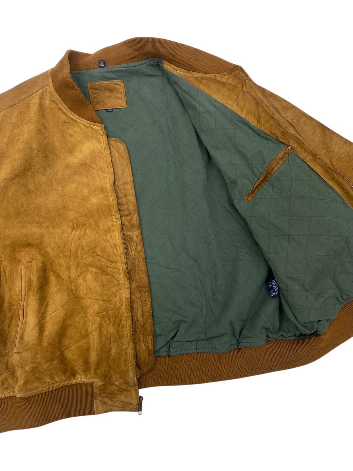 90's 갭 스웨이드 레더 봄버 자켓 상품이미지6