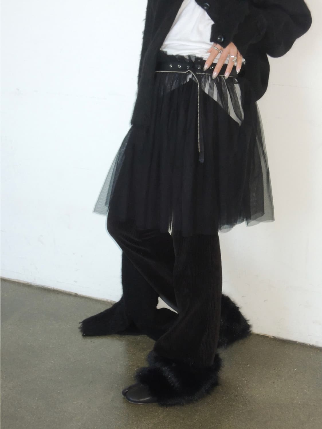 Vintage Layered belt skirt 상품이미지6
