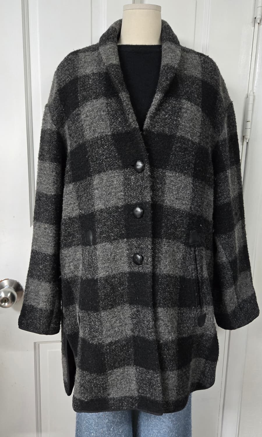 이자벨마랑 지노 체크코트 상품이미지4