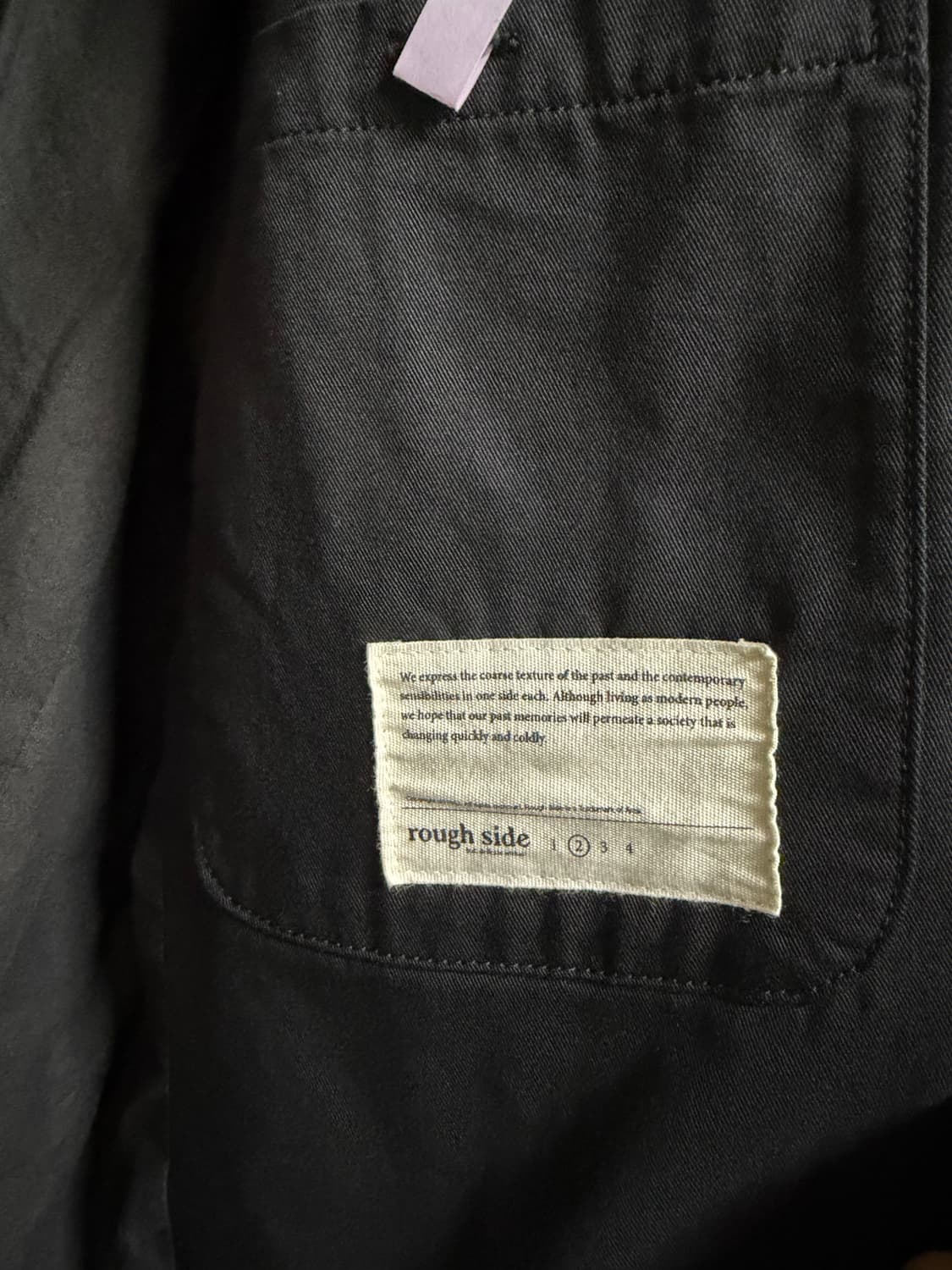 러프사이드 클럽 셋업 블랙 판매합니다. 블레이저2 팬츠3 사이즈 상품이미지3