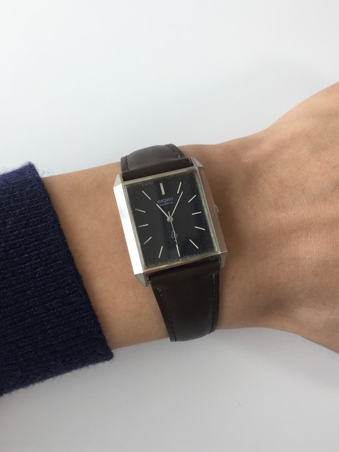 70s seiko chariot navy dial quartz 상품이미지2