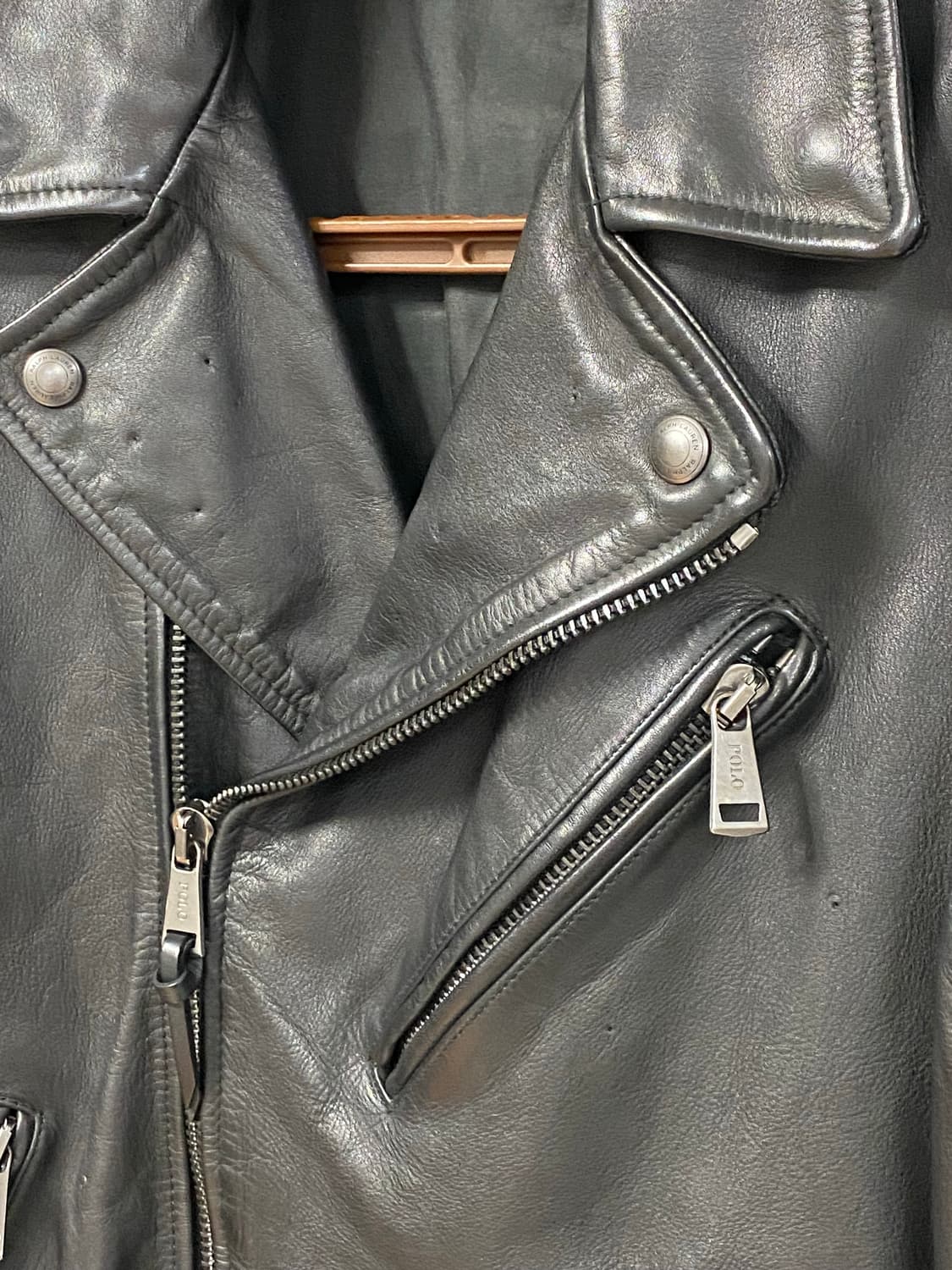 폴로 랄프로렌 카우하이드 라이더 가죽 자켓 상품이미지5