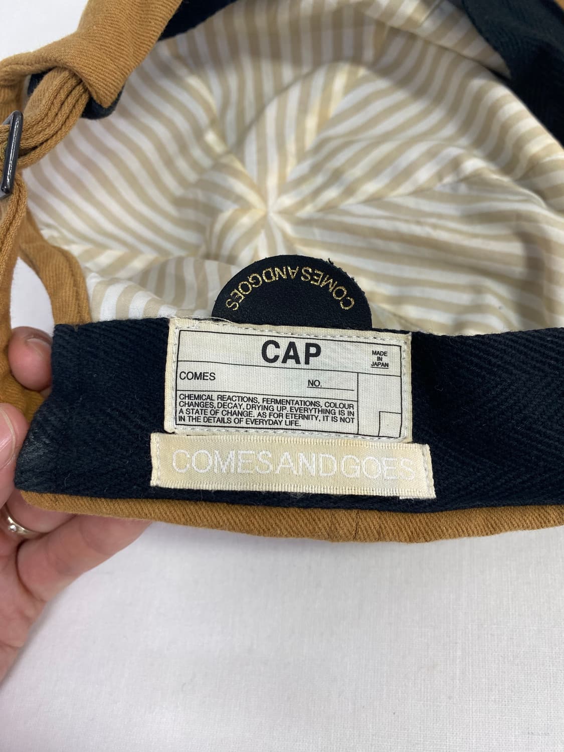 comesandgoes 컴즈앤고즈 6패널 캡 상품이미지5