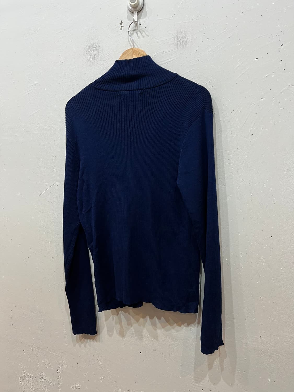 MORGAN HOMME 투웨이 골지 니트집업 상품이미지4