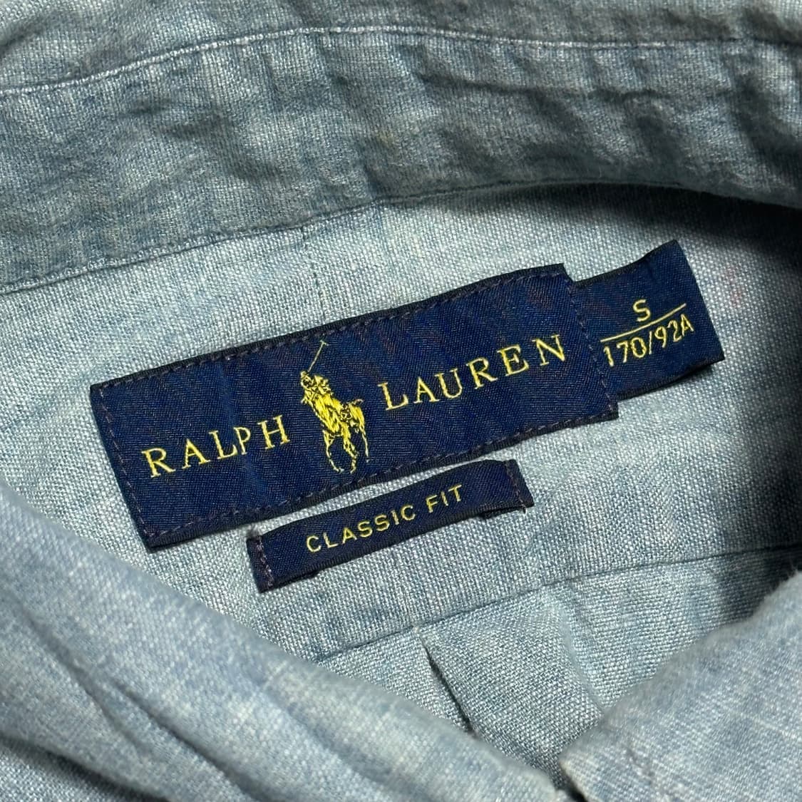 S 폴로랄프로렌 클래식핏 샴브레이 셔츠 상품이미지4