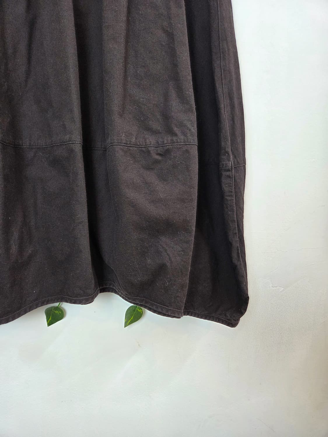 초코브라운 호박 롱스커트 상품이미지3