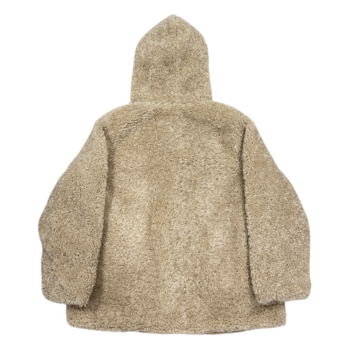 더뮤지엄비지터 퍼자켓 떡볶이 코트 베이지 브라운 상품이미지3