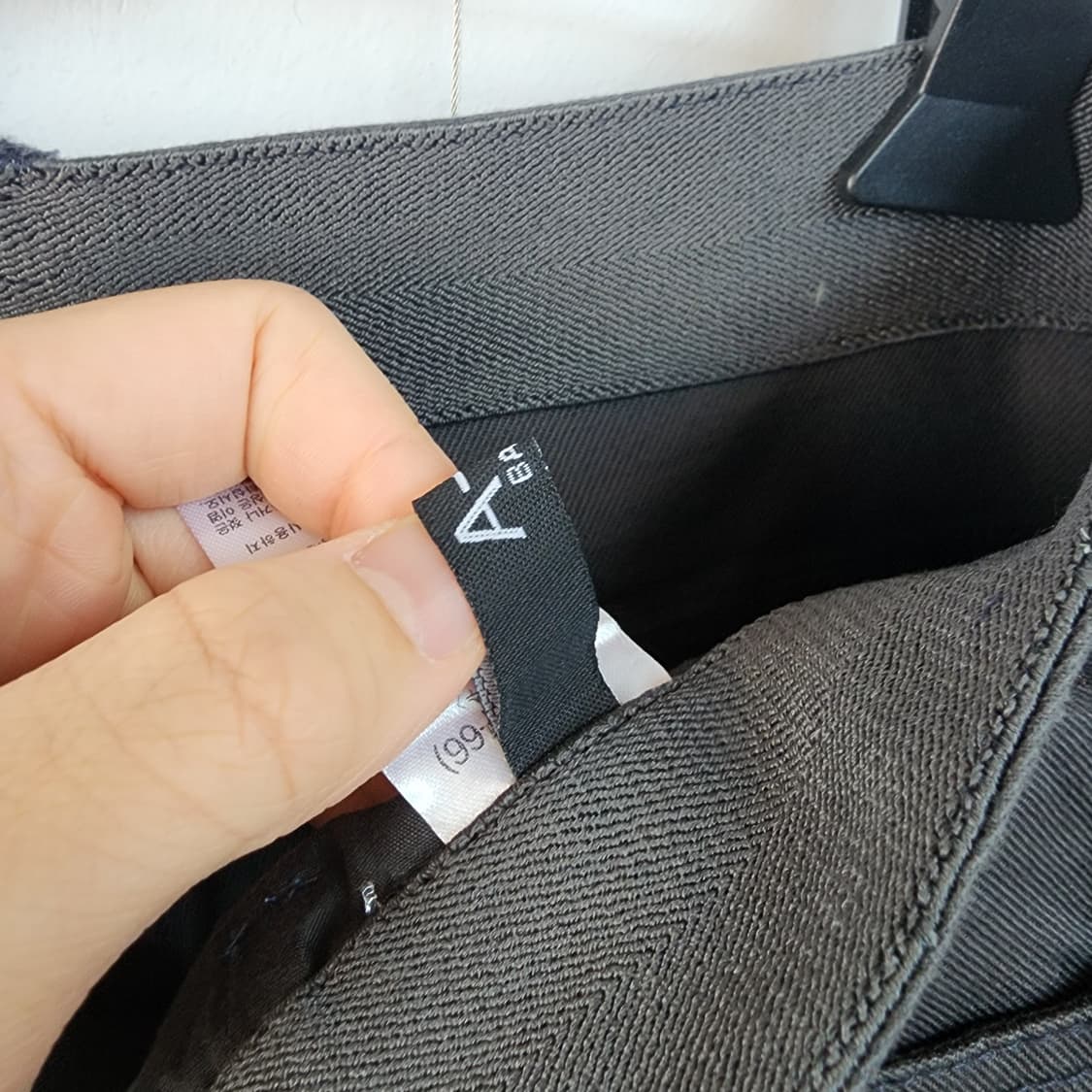 엣지 블랙 데님바지 상품이미지6