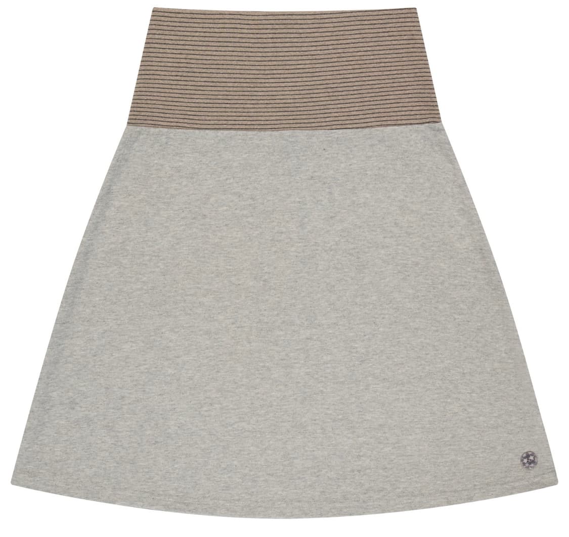 코이세이오038 STRIPE SKIRT MELANGE GREY 상품이미지1