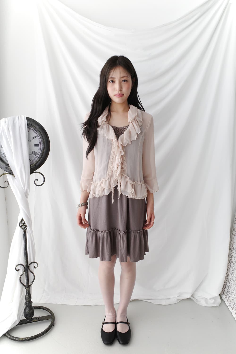 frill see-through cardigun 상품이미지3