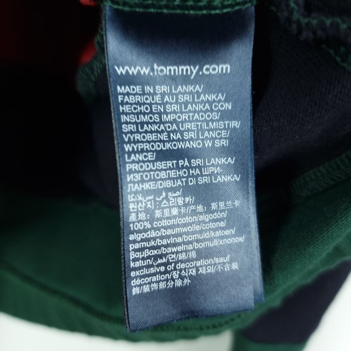 [타미힐피거] 로고 패치 스트라이프 하프집업 반집업 맨투맨 M19774 상품이미지8