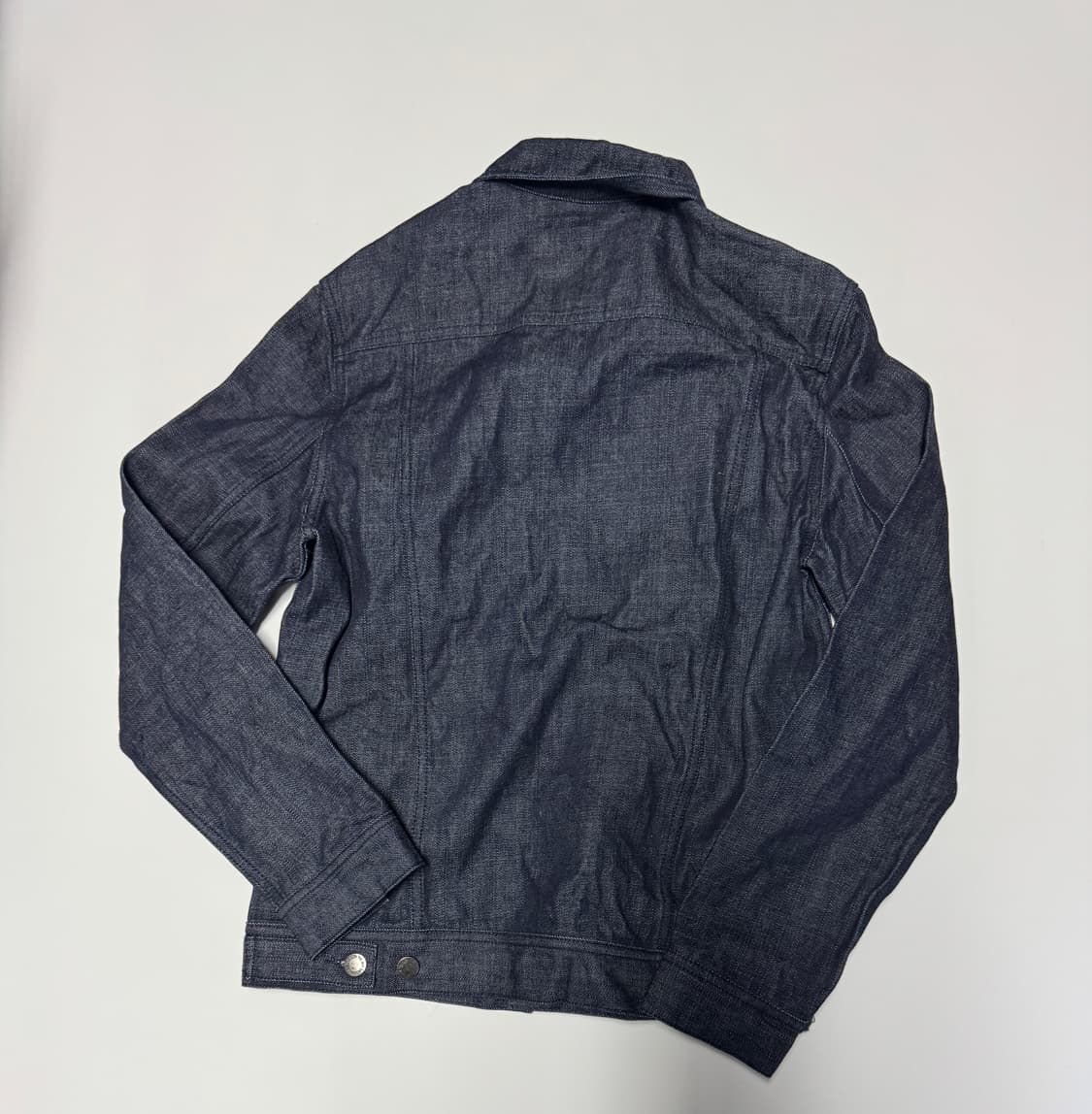 남여공용 이스트쿤스트 인디고 생지 데님 셔츠 자켓 L 상품이미지2