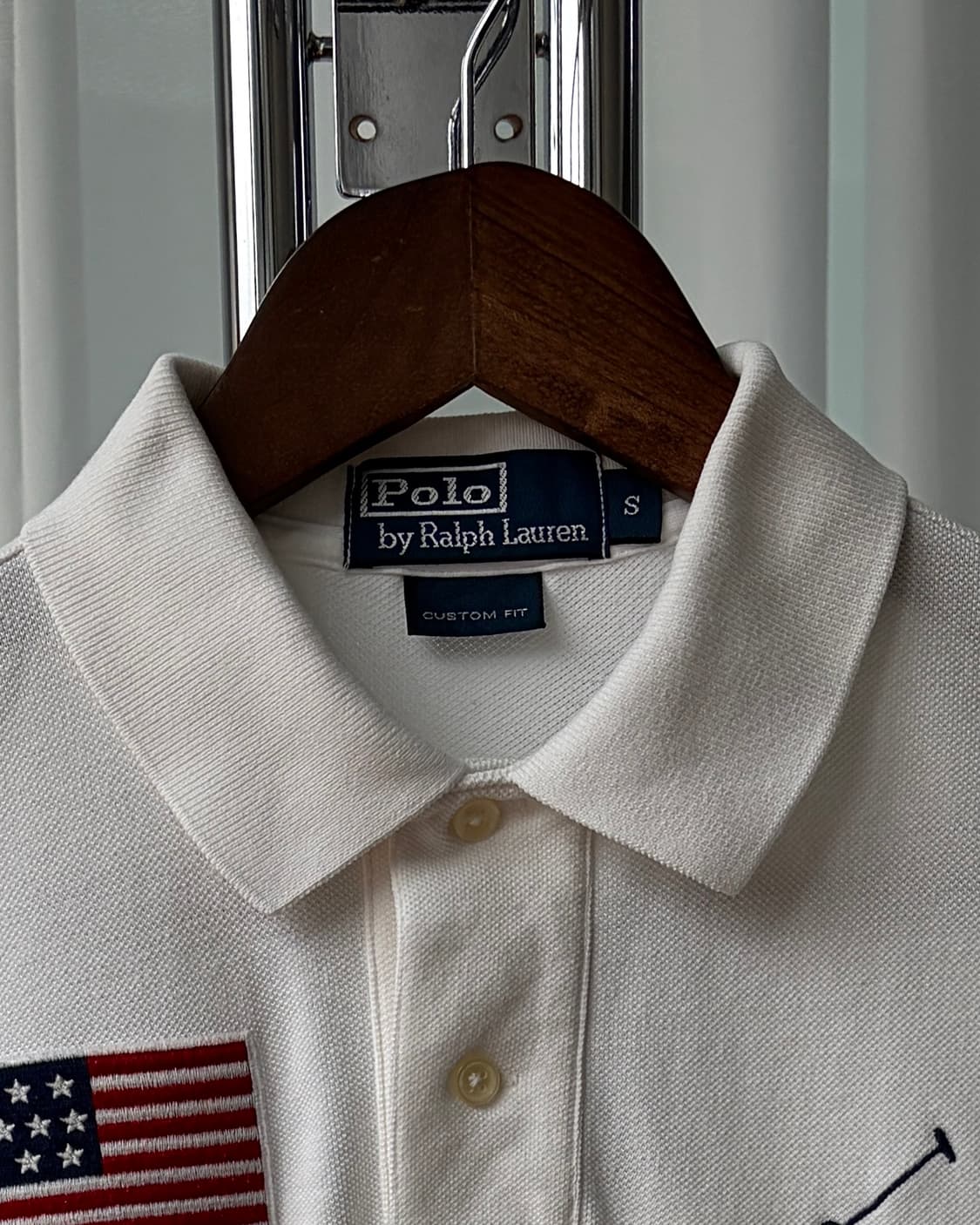 [S]폴로 랄프로렌 빅포니 치프키프 USA 성조기 카라 티셔츠 상품이미지9