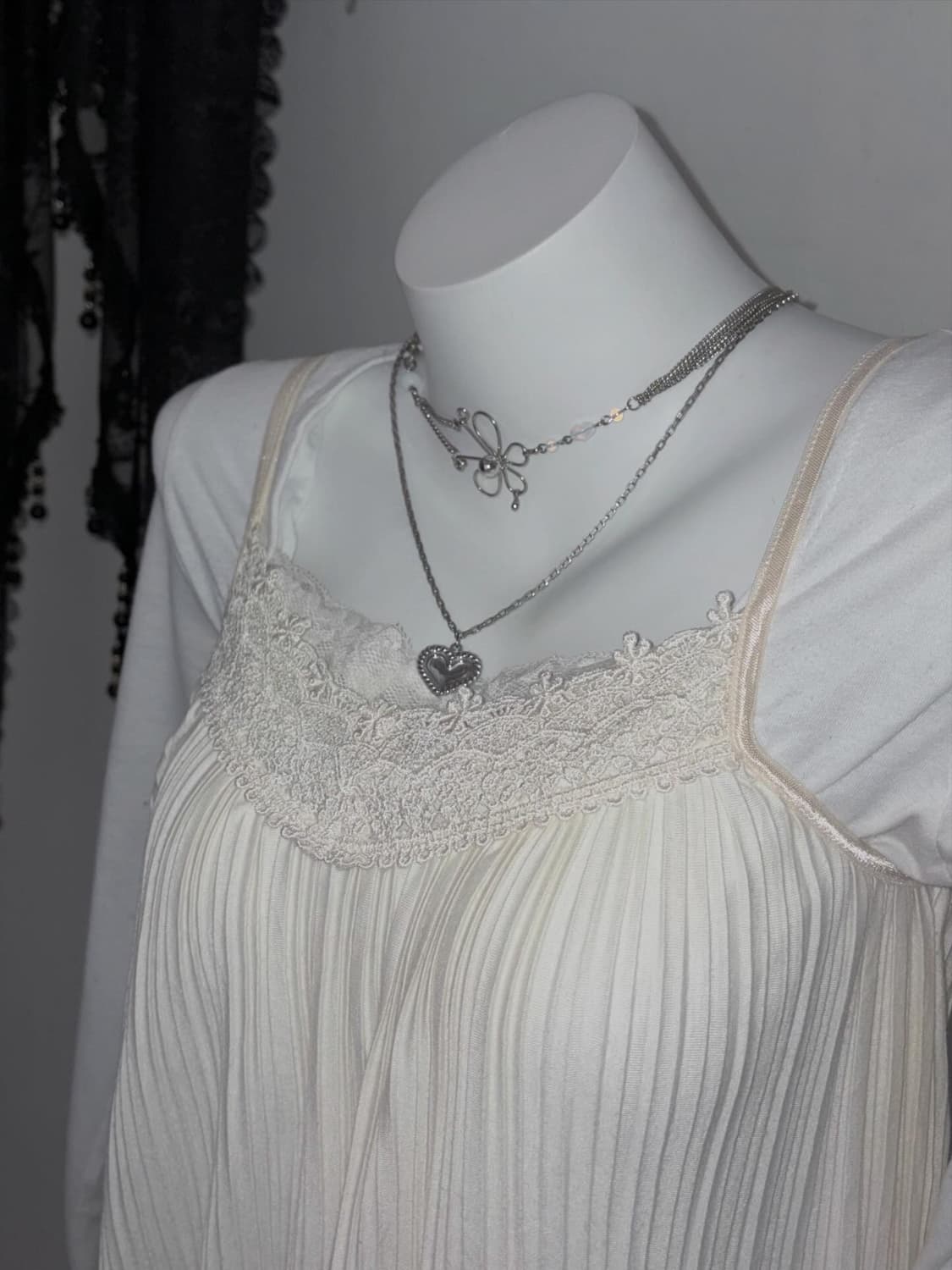 페어리그런지 3pcs 드레이프 대미징 천사깔 상품이미지5