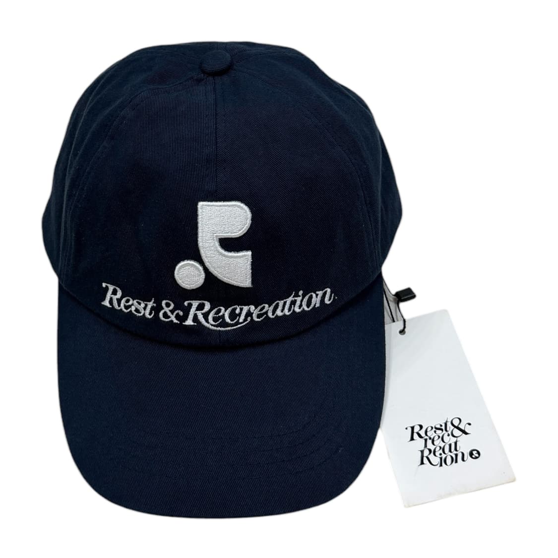 레스트앤레크레이션 로고 볼캡 모자 네이비 상품이미지1