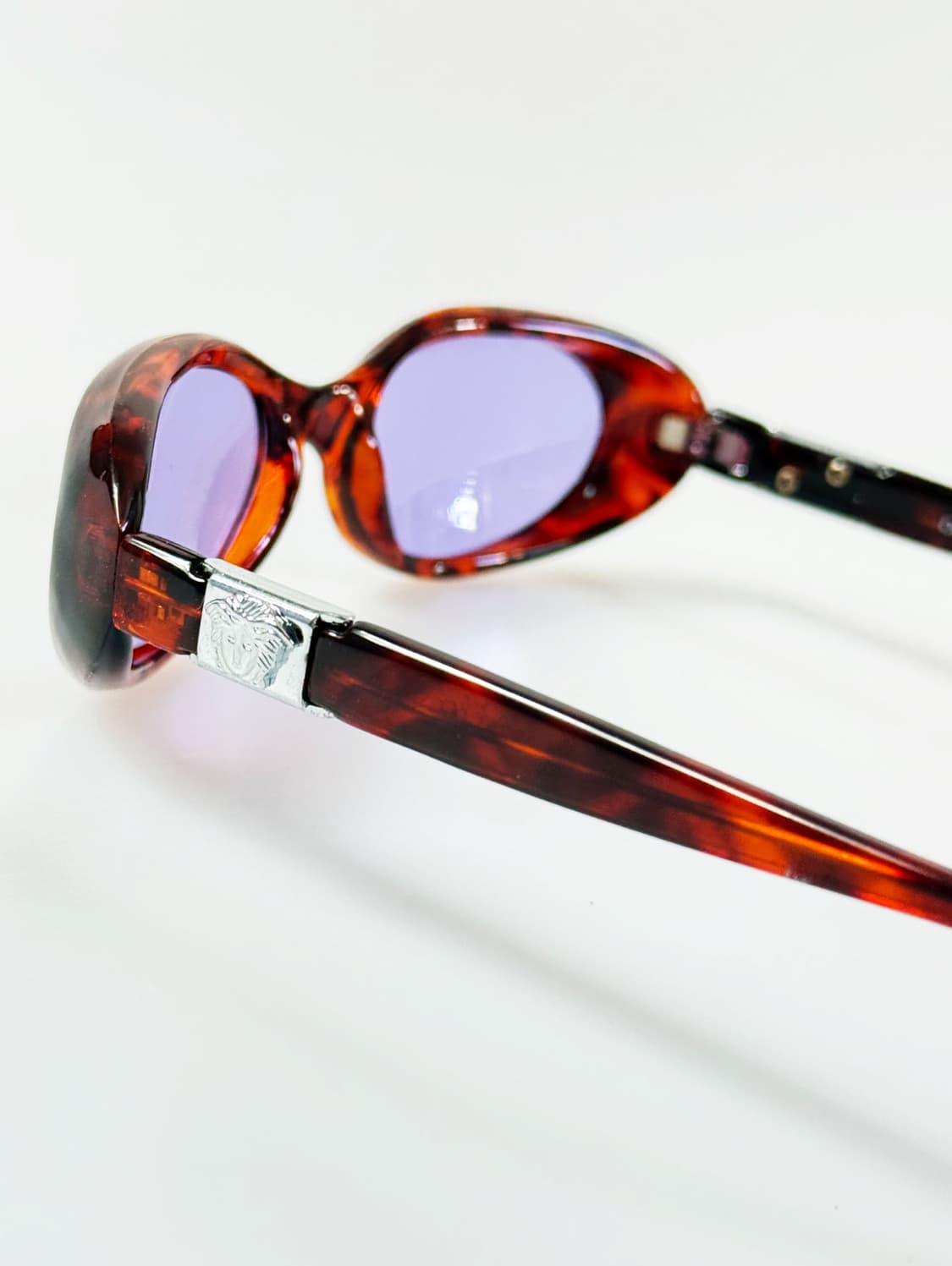 90s One Last Kiss 레오파드 오벌 틴트 빈티지 선글라스 상품이미지4