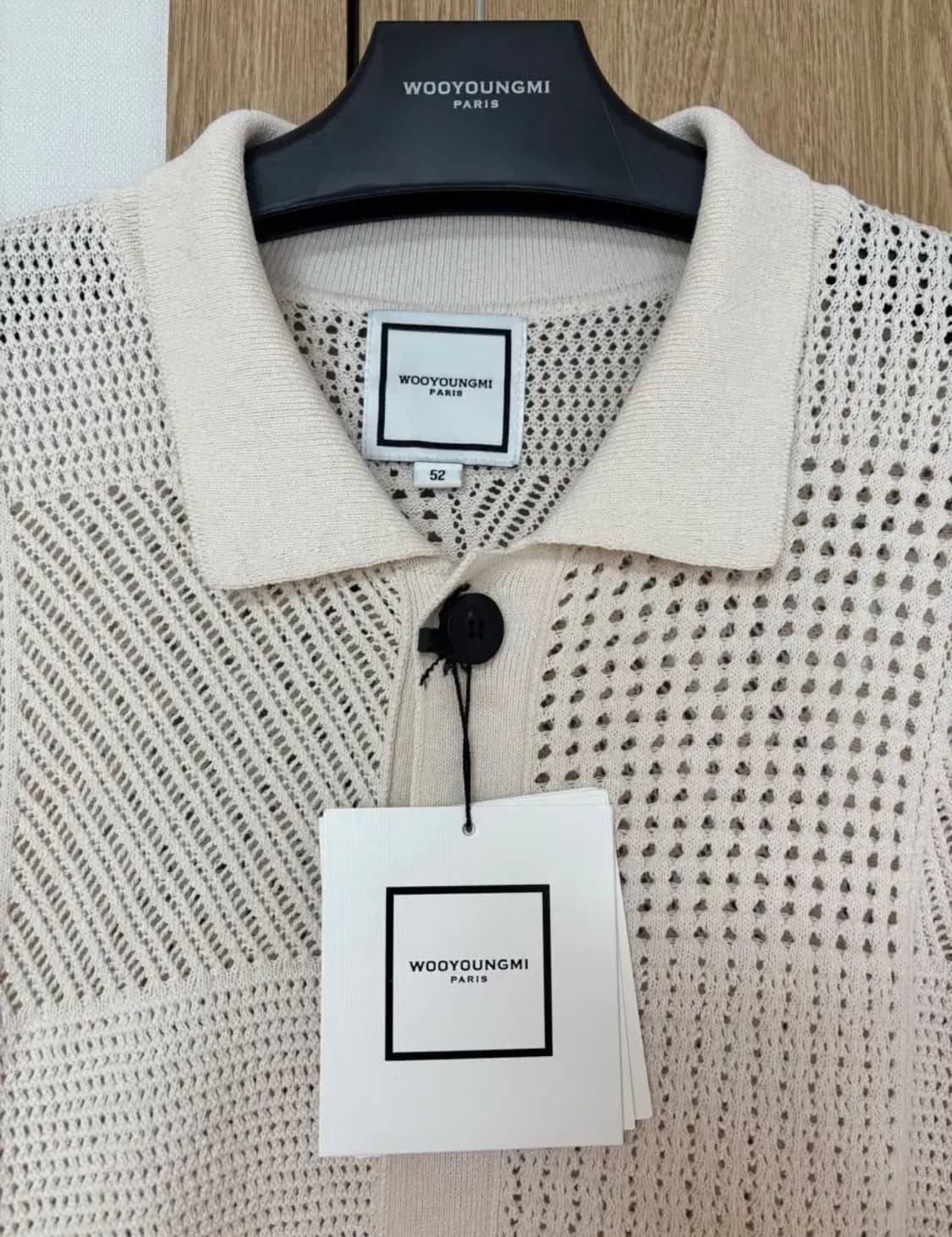 (52) 25ss 우영미 크로셰 숏슬리브 가디건 - 아이보리 상품이미지6