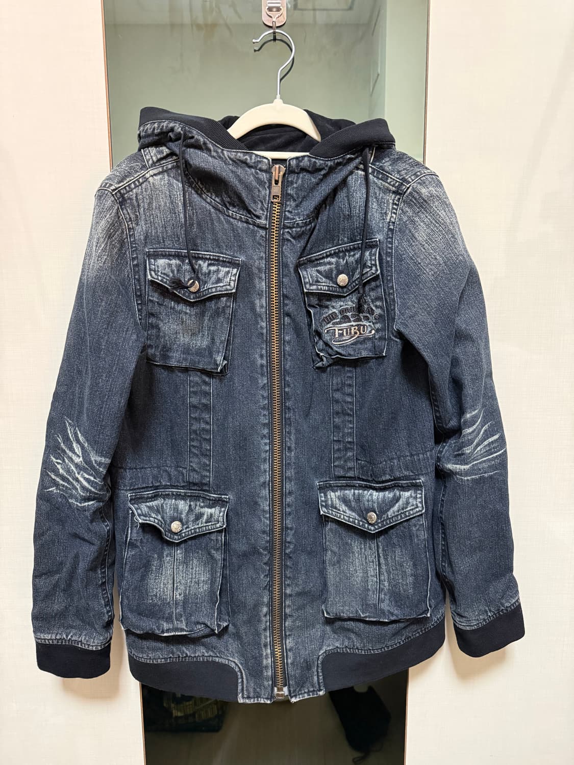 후부 데님 자켓 상품이미지1