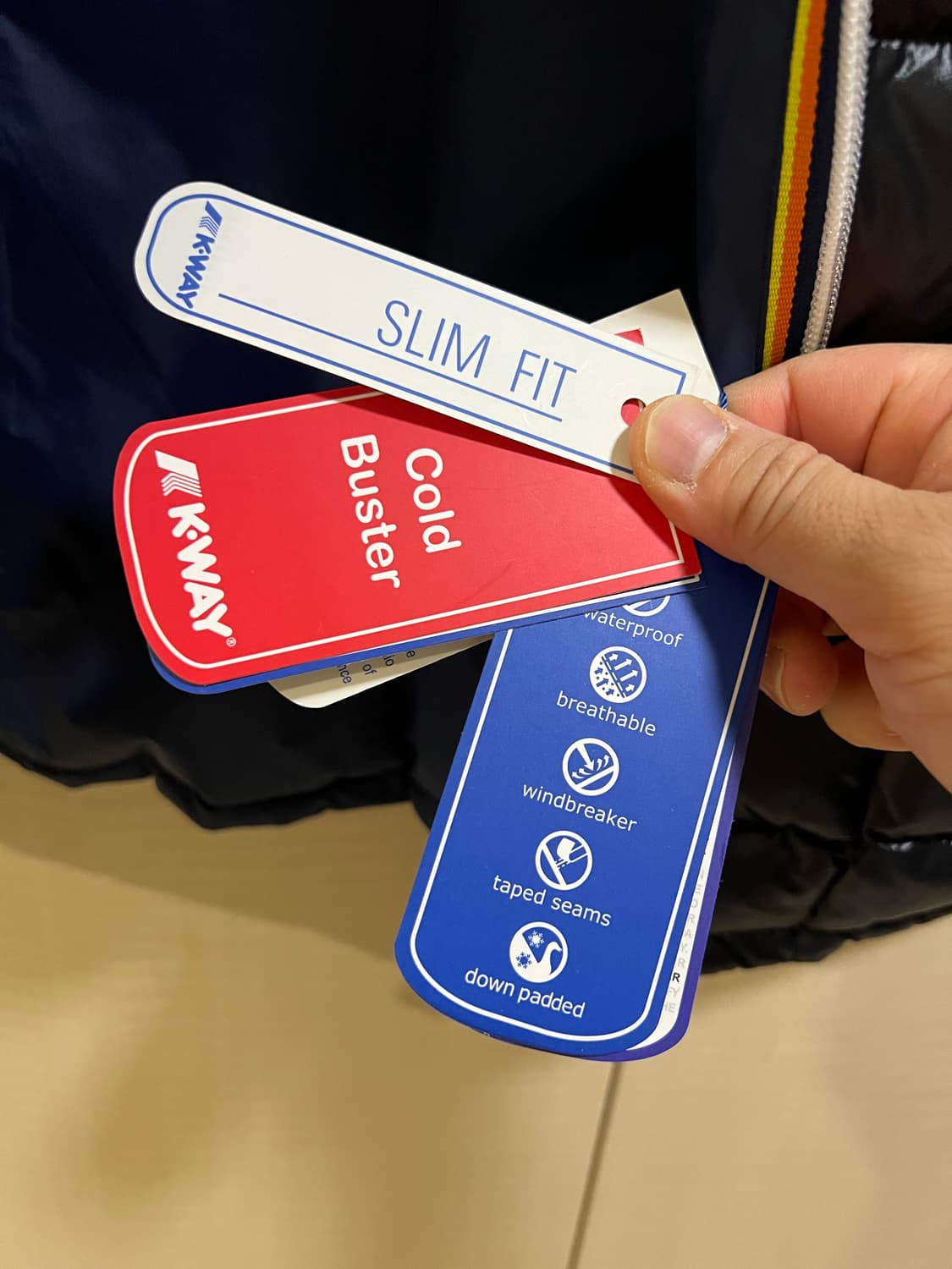 까웨(KWAY) 여성 양면 패딩(44사이즈) 상품이미지6