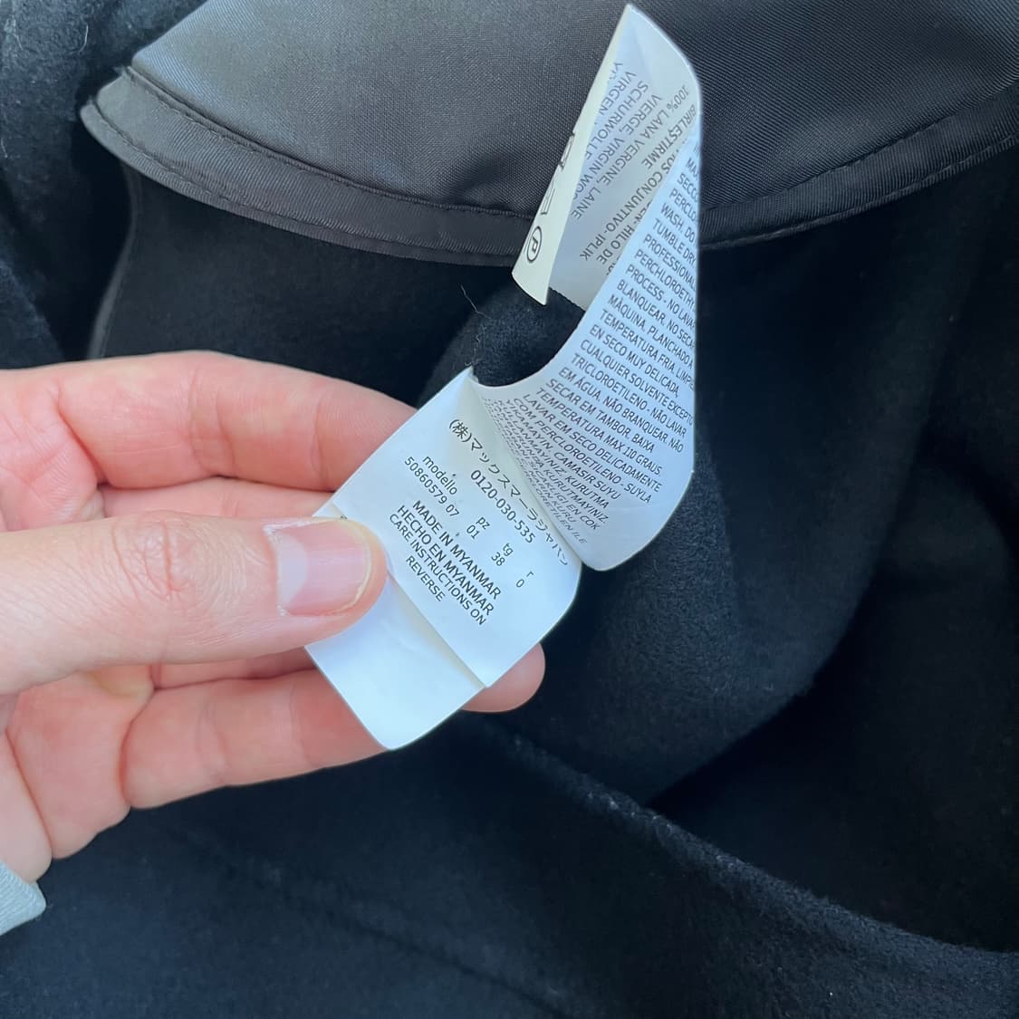 막스마라 위켄드 울 코트 38 상품이미지6