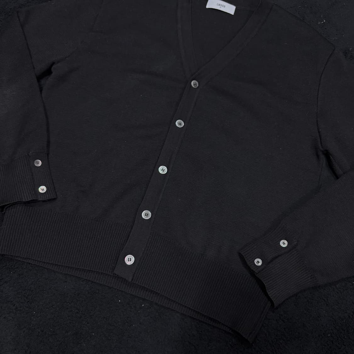 46 엘무드 LMOOD 블랙 가디건 상품이미지3
