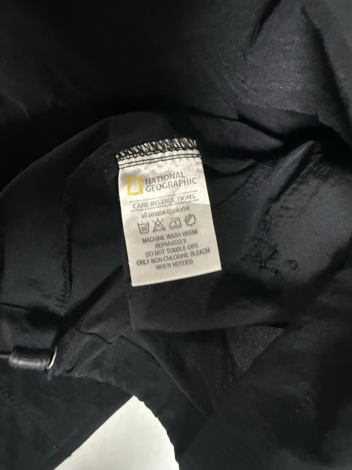 NATIONAL GEOGRAPHIC 오버핏 블랙 아노락 (XL)  상품이미지7