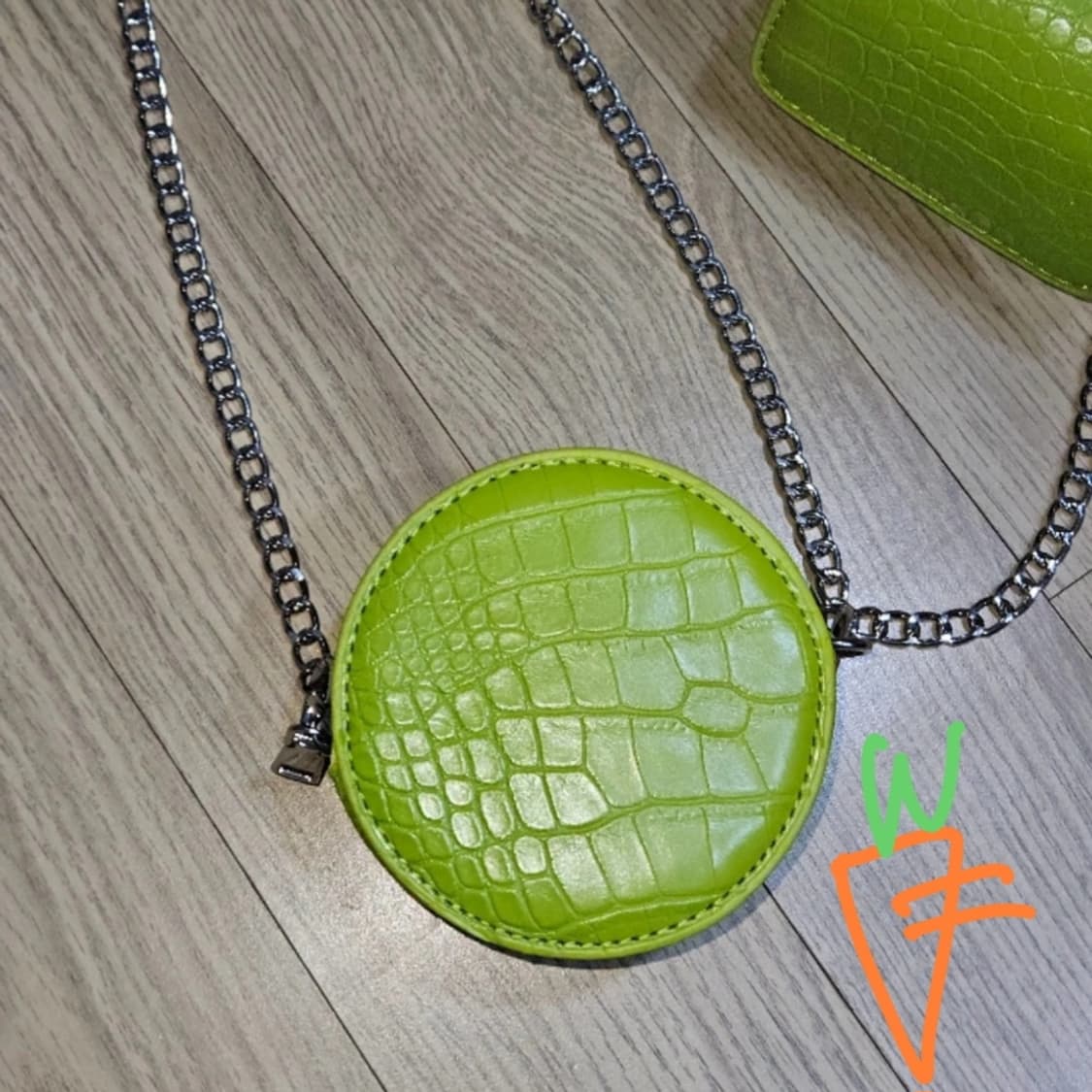 라임 미니백 2개+체인 set 상품이미지7