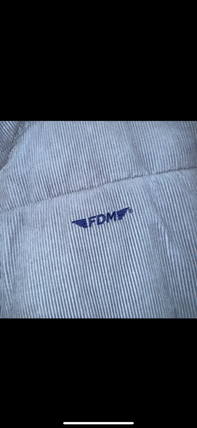 투티/ 0077 FDM 코듀로이 패딩 점퍼 자켓 그레이 회색 상품이미지6