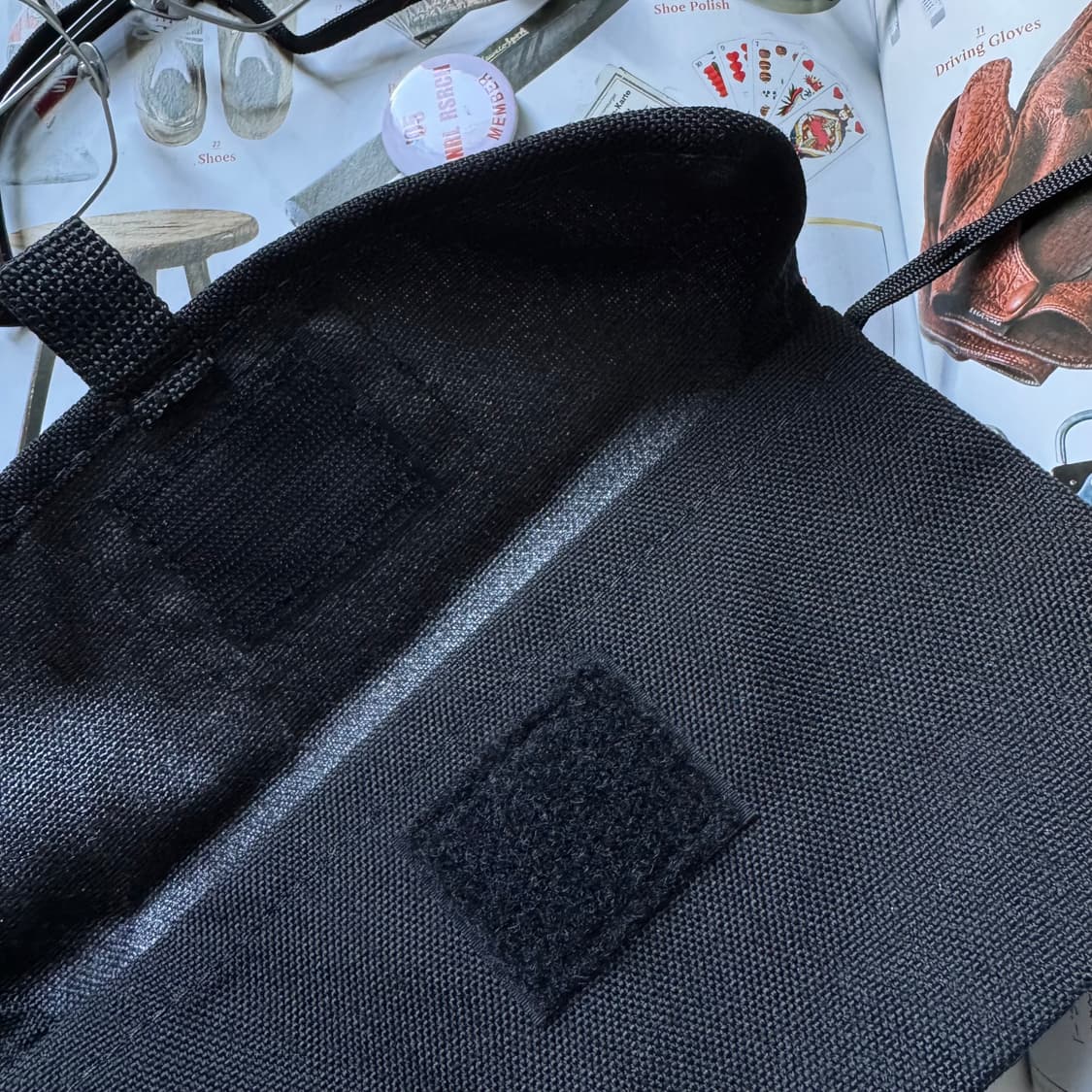 USA made Tough traveler 패치 블랙 크로스백 여행가방 상품이미지3