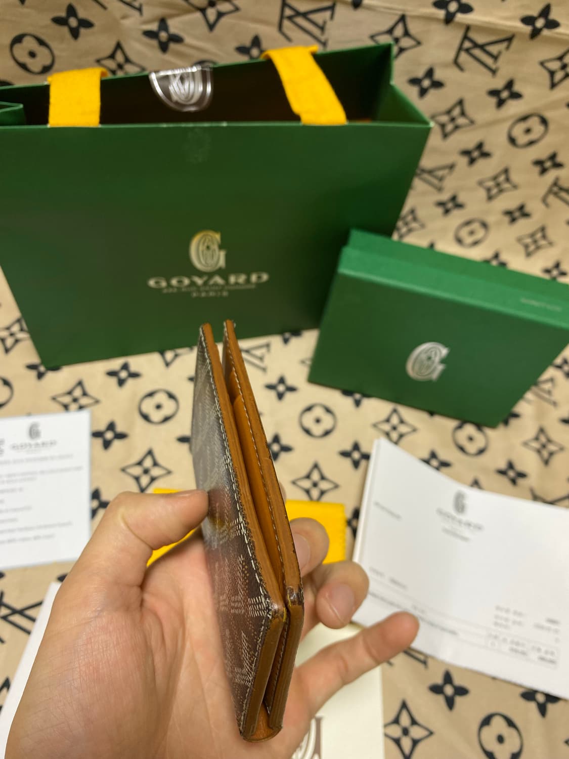 고야드 생피에르 오거나이저 블랙 탄 상품이미지7