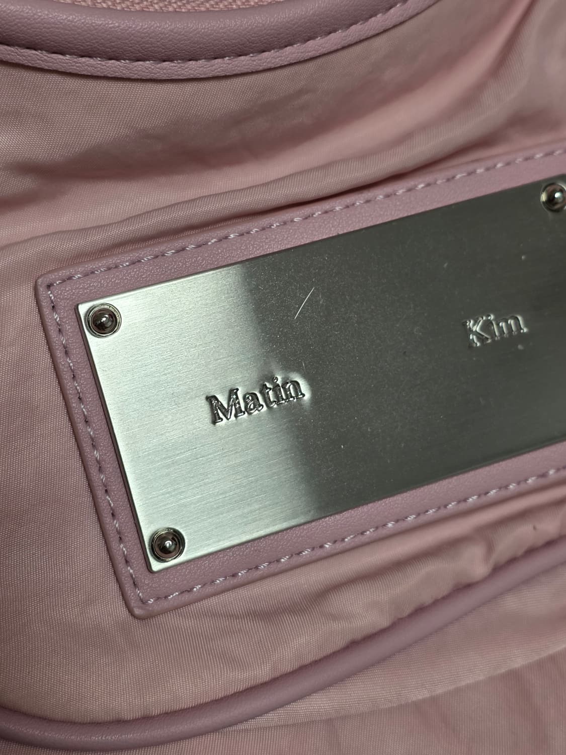 Matin Kim MADELEINE ROUND BAG IN PINK 상품이미지4