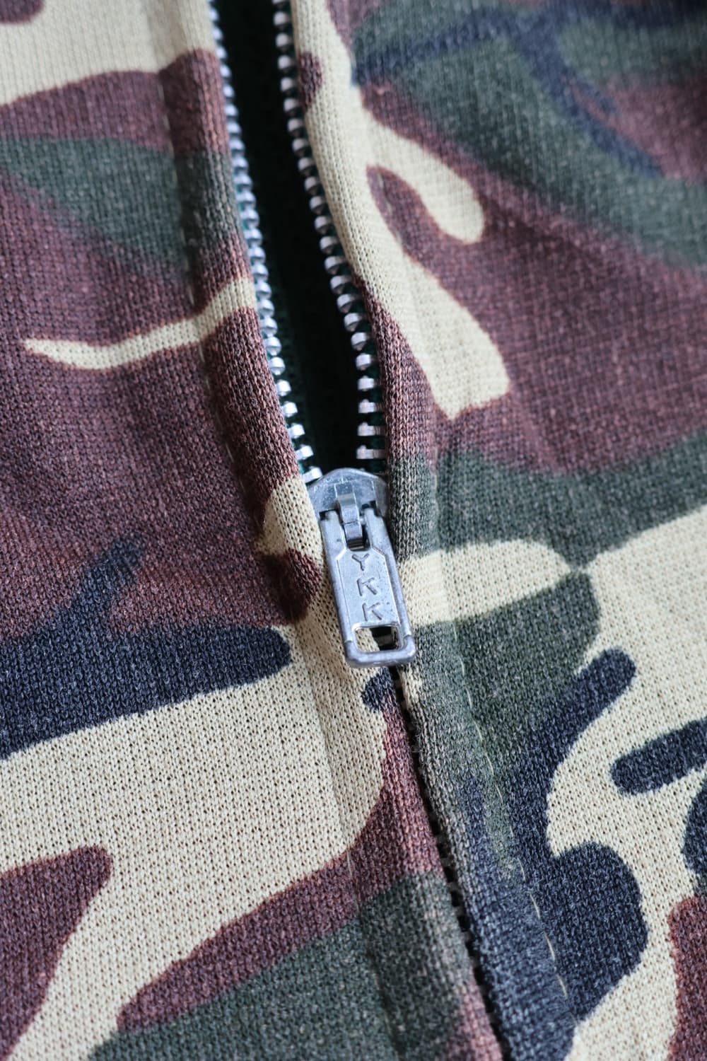 80s 우드랜드 써멀 카모 후드집업 상품이미지3