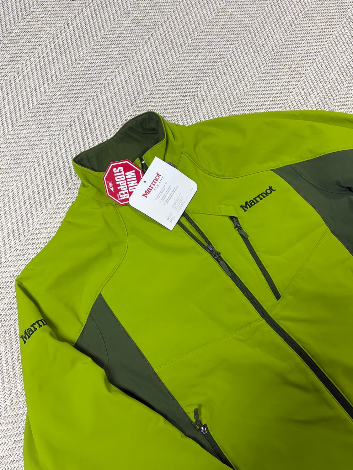 마모트 윈드스토퍼 재킷(안감 후리스) 캠핑 스노우보드 등산복 상품이미지1