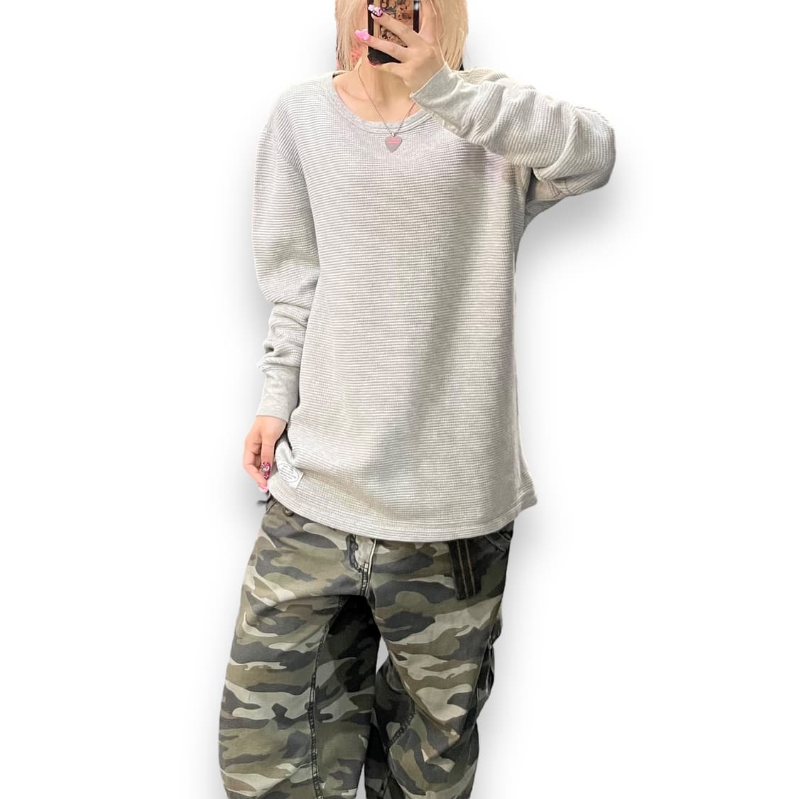 네이버후드 와플 티셔츠 상품이미지1