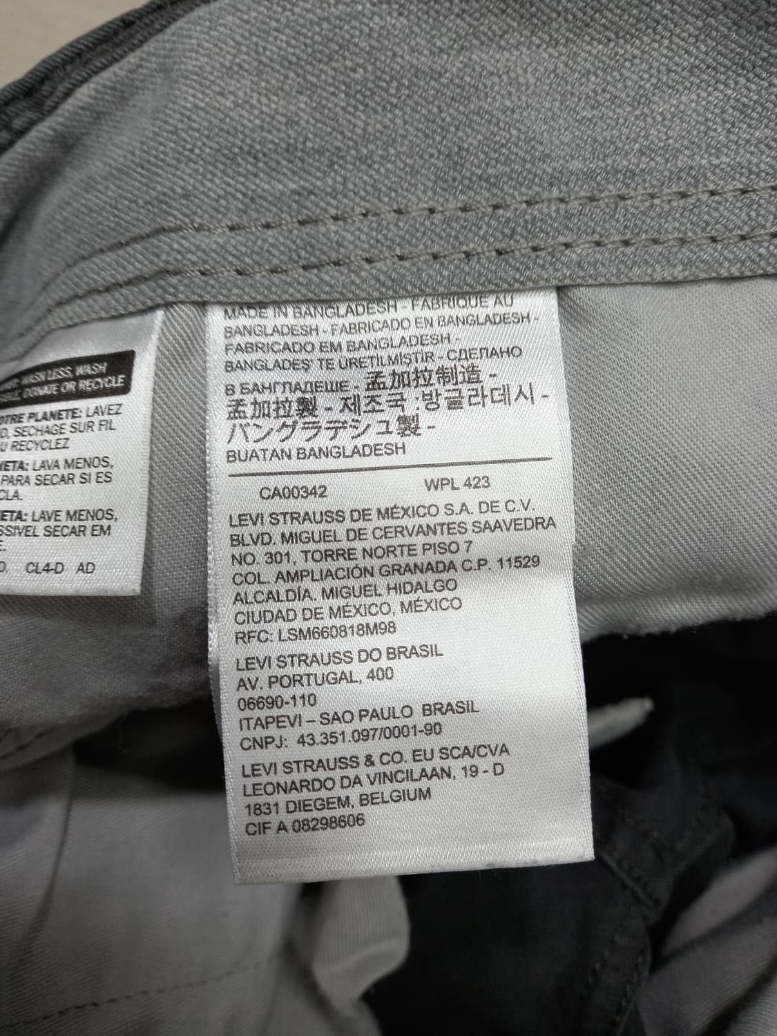 30 DOCKERS 리바이스 스판 슬림일자 치노 다크그레이 30-168 상품이미지8