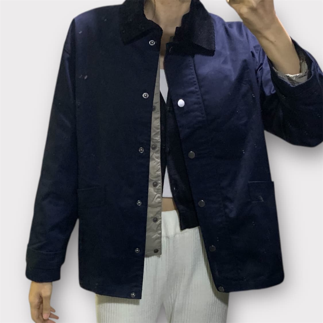 일본 여성 코듀로이 카라자켓 chocol raffine 상품이미지3