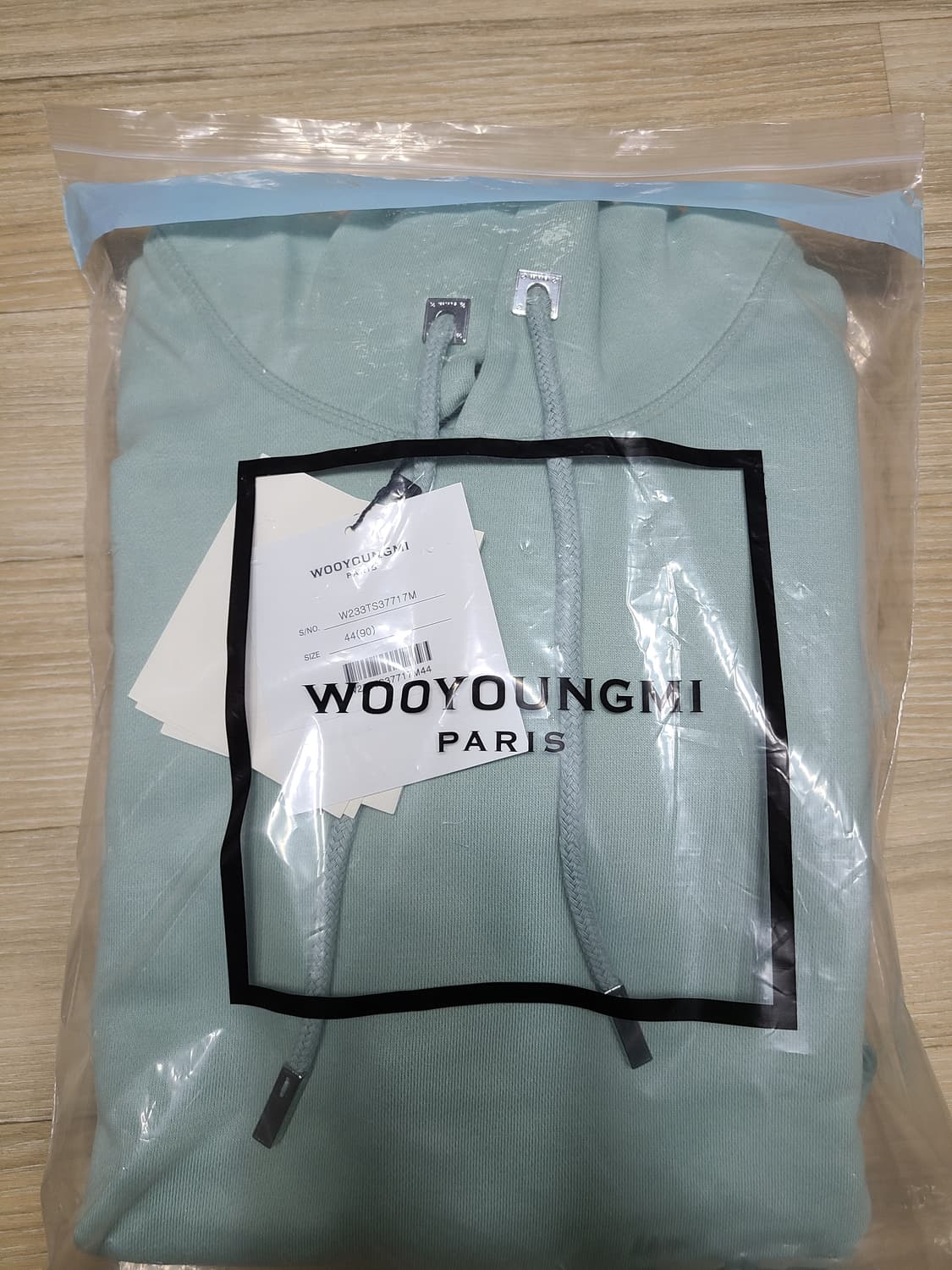 [정품/새상품] 우영미 백로고 후드 티셔츠 상품이미지7