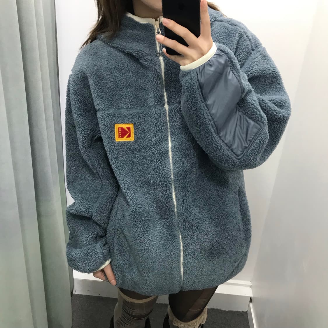 코닥 블루 플리스 자켓 상품이미지1