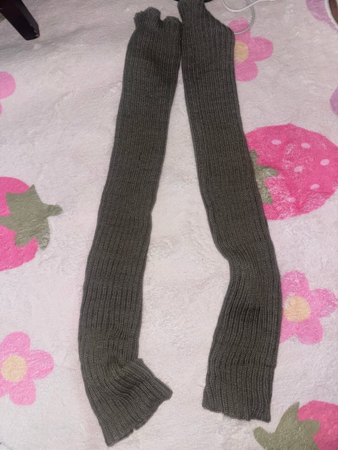 레그워머 카키그레이 컬러 상품이미지1