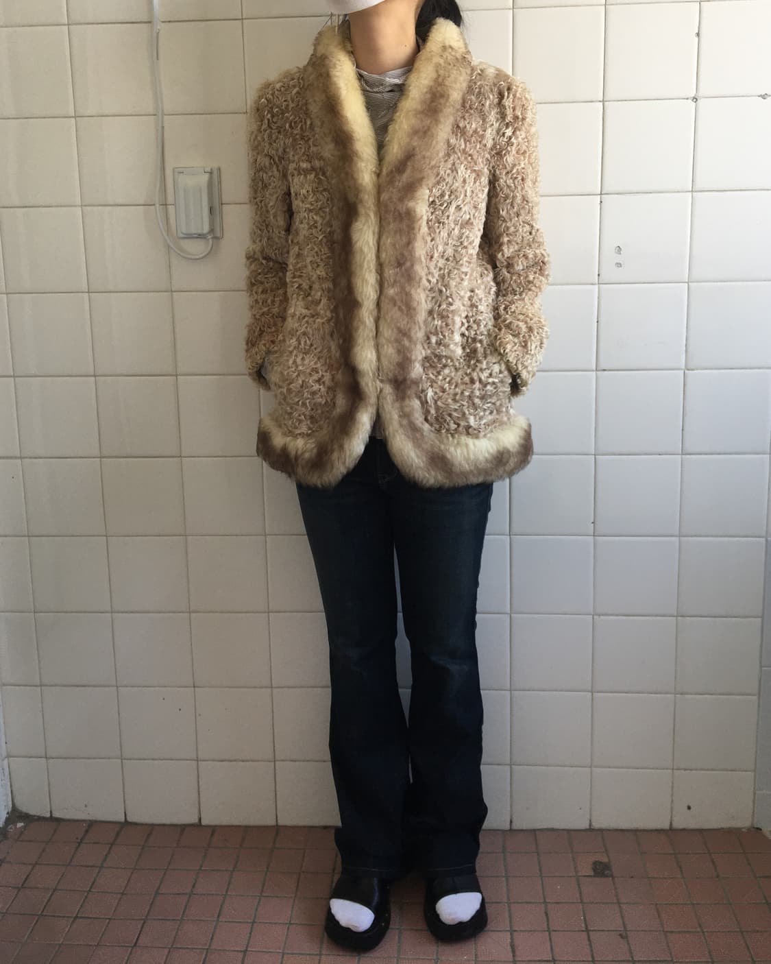 Lamb fur jacket 상품이미지1