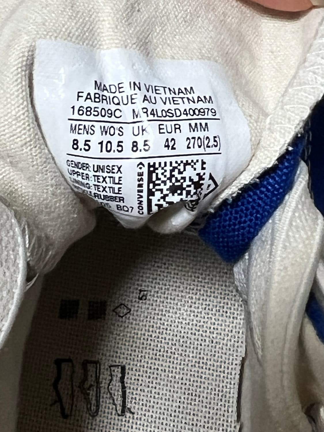 컨버스 척테일러 70 하이 러쉬블루 상품이미지3