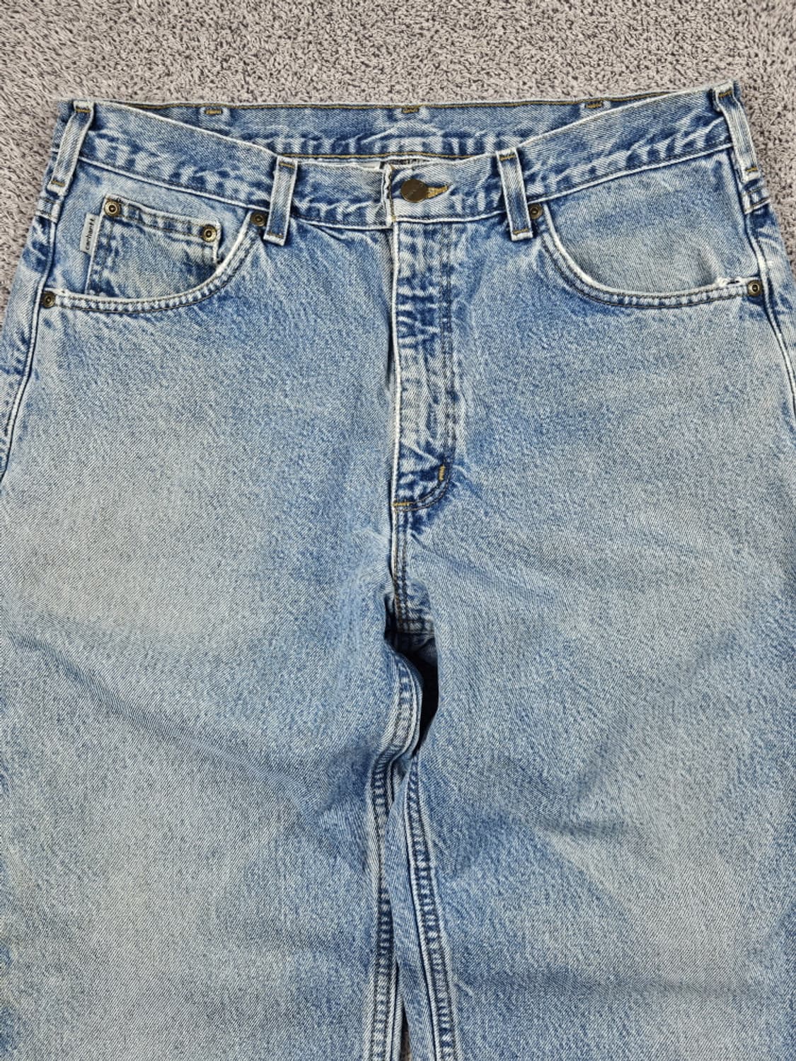 칼하트 헤비 플란넬 데님 워크 팬츠 ( 34 X 30 )/ 10376 상품이미지6