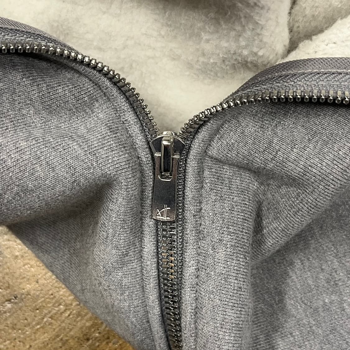 [정품/2] VOLANTE 989gsm 그레이 후드집업 b15 상품이미지7