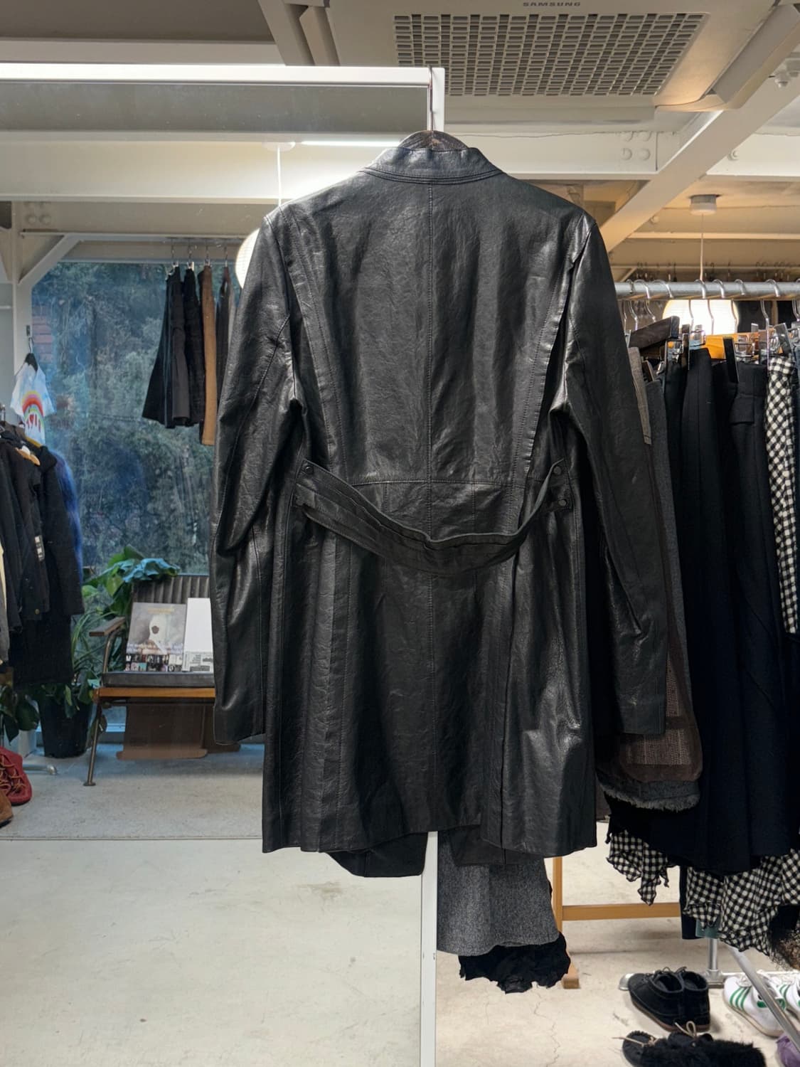 Rothschild 비대칭 쉽스킨 자켓 상품이미지5